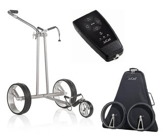 JuCad Phantom Titan eX 2.0 elektrisk trolley + fjärrkontroll (JFS2) + bärväska (JRT-2), titanium