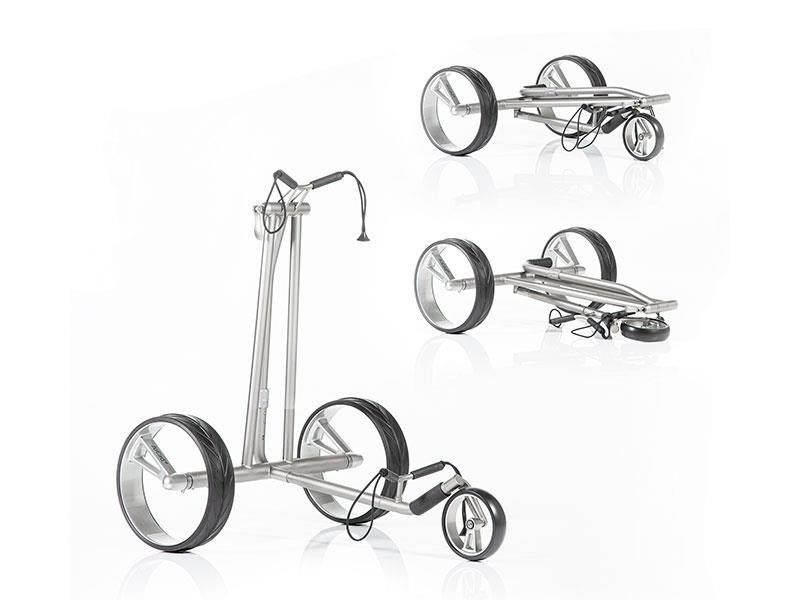 JuCad Phantom Titan eX 2.0 elektrisk trolley + fjärrkontroll (JFS2) + bärväska (JRT-2), titanium