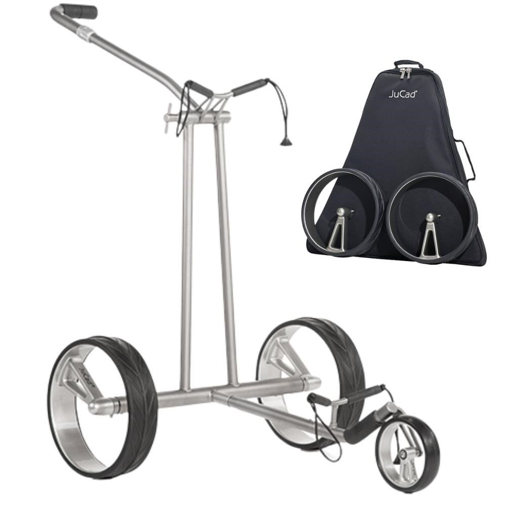 JuCad Phantom Titan 2.0 elektrisk trolley + bärbag, titanium