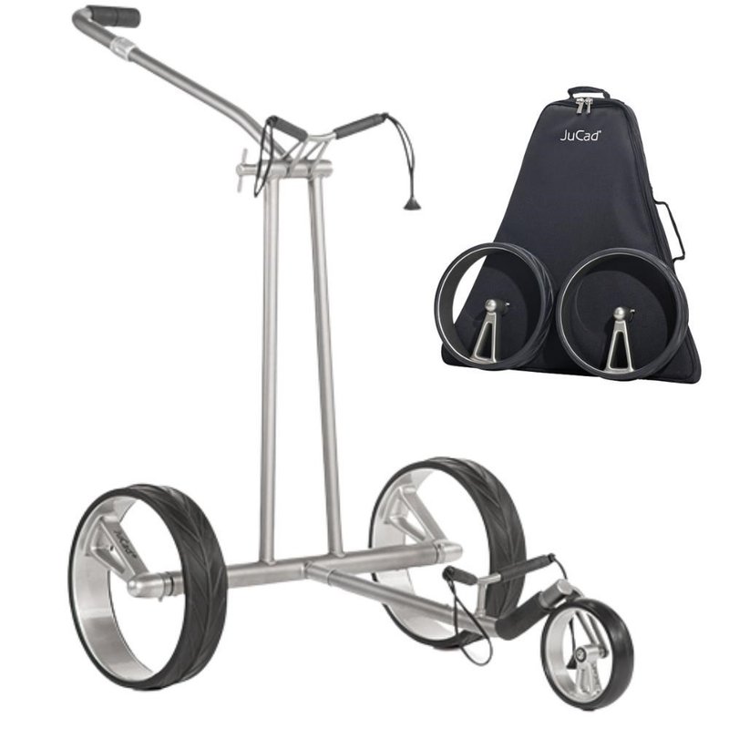 JuCad Phantom Titan 2.0 elektrisk trolley + bärbag, titanium