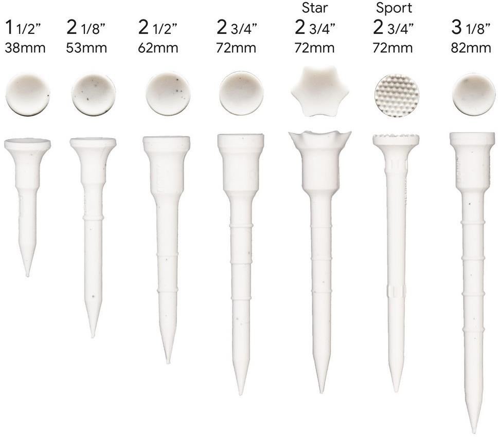 Lignum Ecoline Tee 38mm (1 1/2"), 16-pack