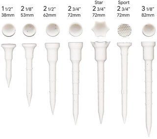 Lignum Ecoline Tee 38mm (1 1/2"), 16-pack