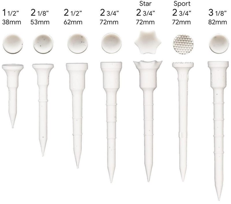 Lignum Ecoline Tee 38mm (1 1/2"), 16-pack