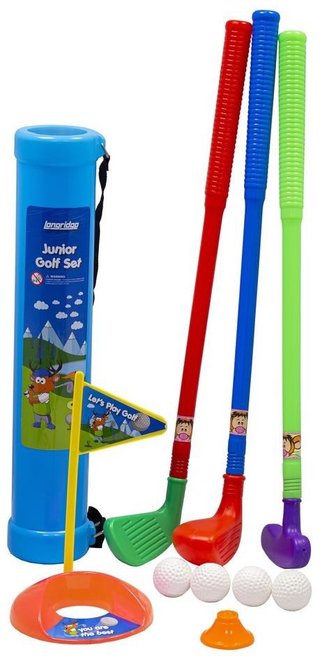 Longridge Longridge Plastic kids golf set tillbehör, flera färger