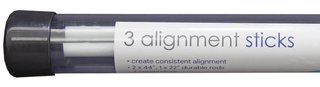 Longridge Tour Rod Pro Alignment Sticks (3-pack), vit