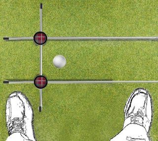 Longridge Tour Rod Pro Alignment Sticks (3-pack), vit