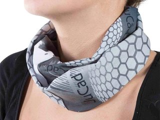 JuCad scarf multifunktionell, grå