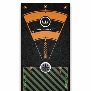 Wellputt Putting Mat - CLASSIC 13FT (4m), hastighet 10-11,5ft, svart
