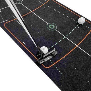 Wellputt Putting Mat - CLASSIC 13FT (4m), hastighet 10-11,5ft, svart