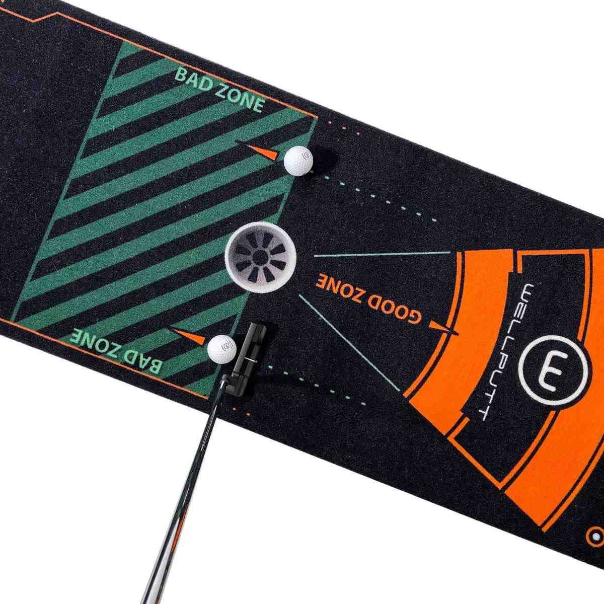 Wellputt Putting Mat - CLASSIC 13FT (4m), hastighet 10-11,5ft, svart