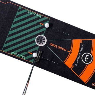 Wellputt Putting Mat - CLASSIC 13FT (4m), hastighet 10-11,5ft, svart