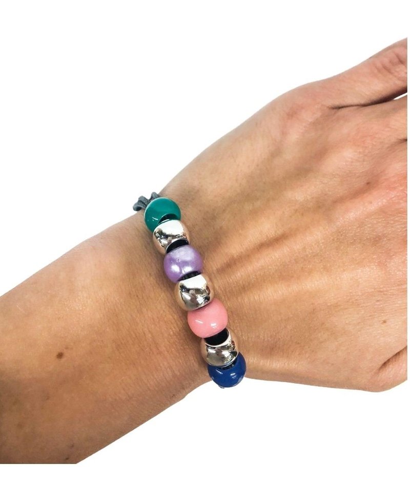 Handmade Teraka armband, typ 012, flerfärgad