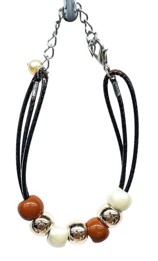 Ostatní Handmade Teraka armband, typ 016, brun