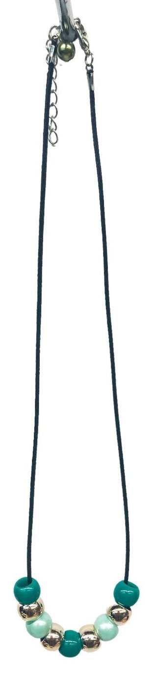 Ostatní Handmade Teraka halsband, typ 002, grön
