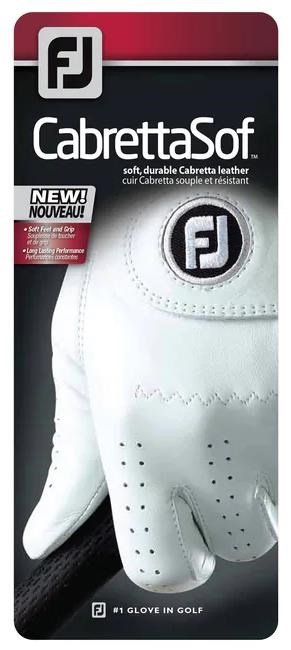 FootJoy CabrettaSof herr golfhandske, vit