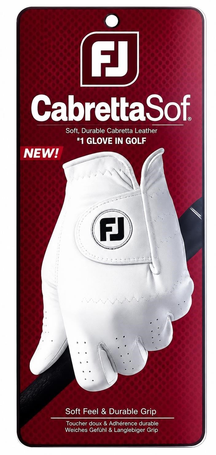 FootJoy CabrettaSof herr golfhandske, vit
