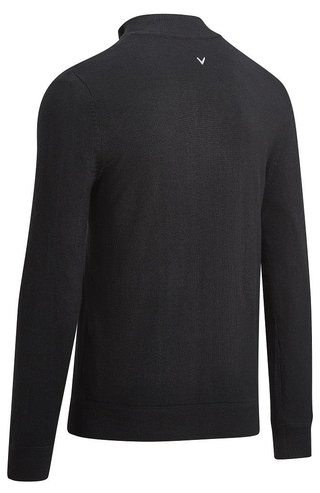 Callaway Windstropper 1/4 Zipped herr tröja, black INK