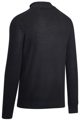 Callaway 1/4 Blended Merino herr tröja, black ink