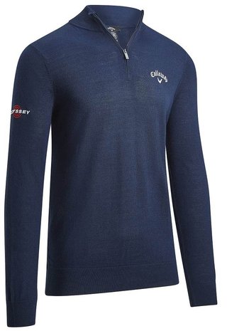 Callaway 1/4 Blended Merino herr tröja, navy blue