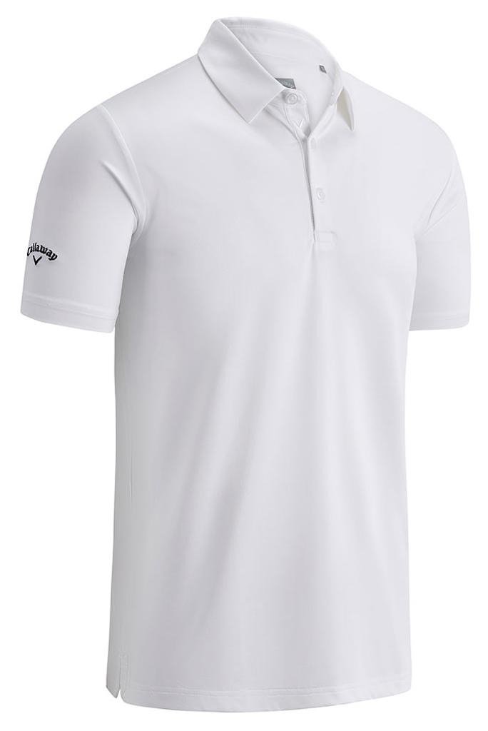 Callaway Swing Tech Solid herr polo, bright white