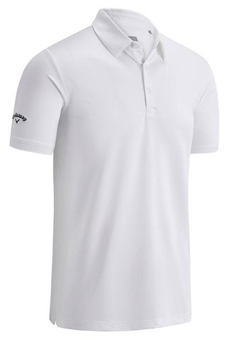 Callaway Swing Tech Solid herr polo, bright white