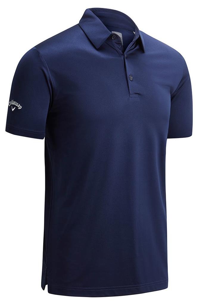 Callaway Swing Tech Solid herr polo, peacoat