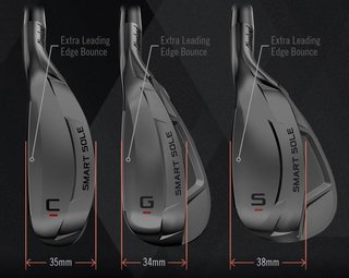Cleveland Smart Sole 4 Tour Satin herr wedge, stål