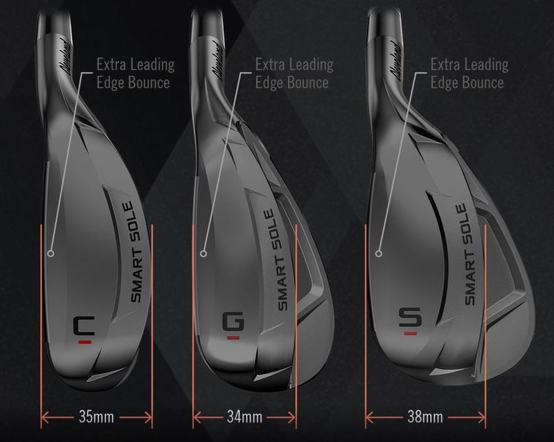 Cleveland Smart Sole 4 Tour Satin herr wedge, stål