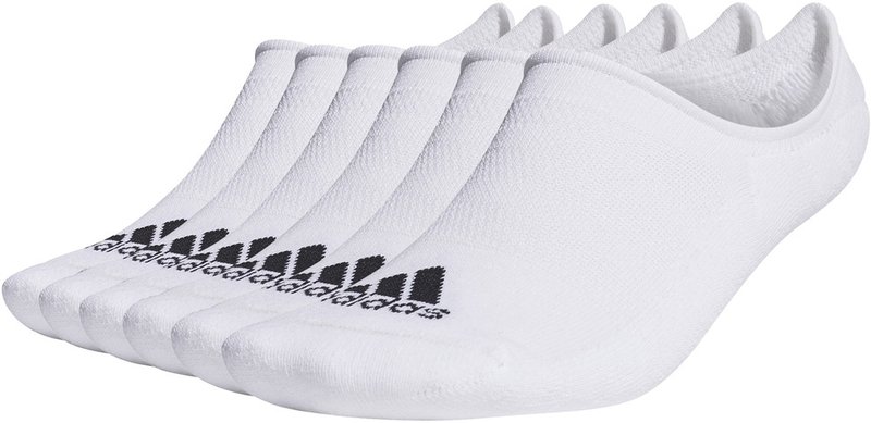 Adidas Low Cut herrsockor (6 par), vita