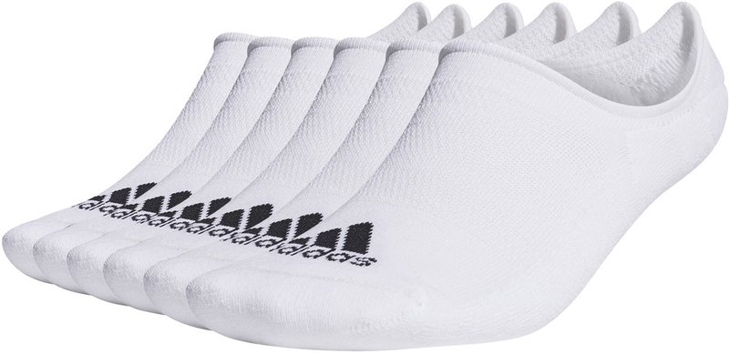 Adidas Low Cut herrsockor (6 par), vita