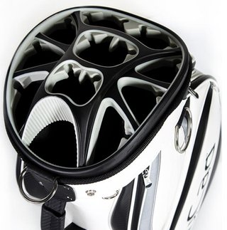 JuCad Pro cart bag, svart/silver