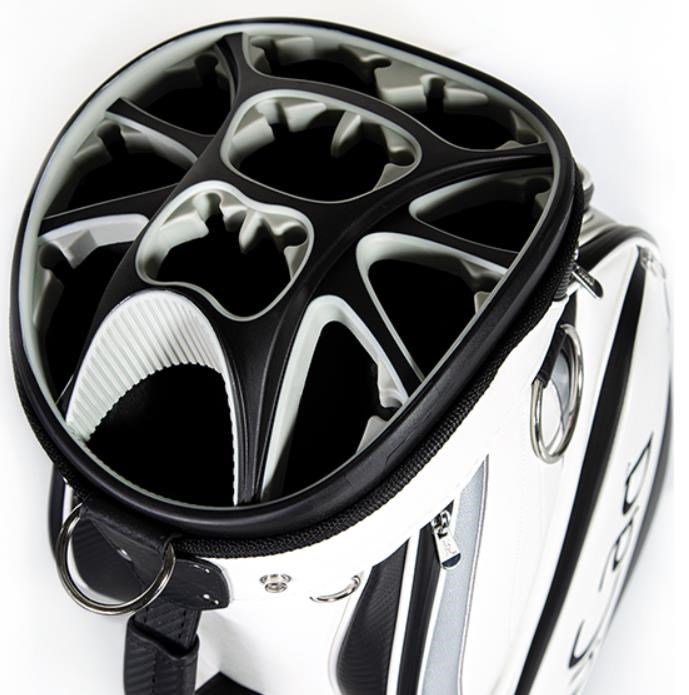 JuCad Pro cart bag, svart/silver
