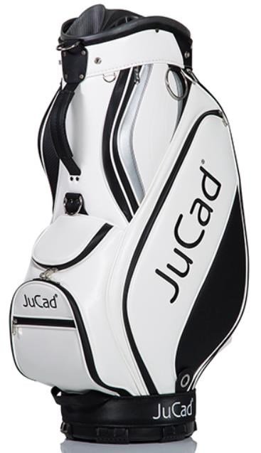 JuCad Pro cart bag, vit/svart