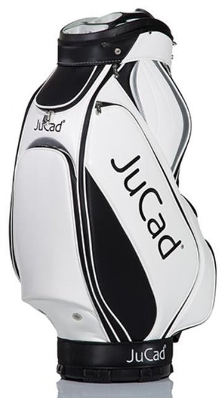 JuCad Pro cart bag, vit/svart
