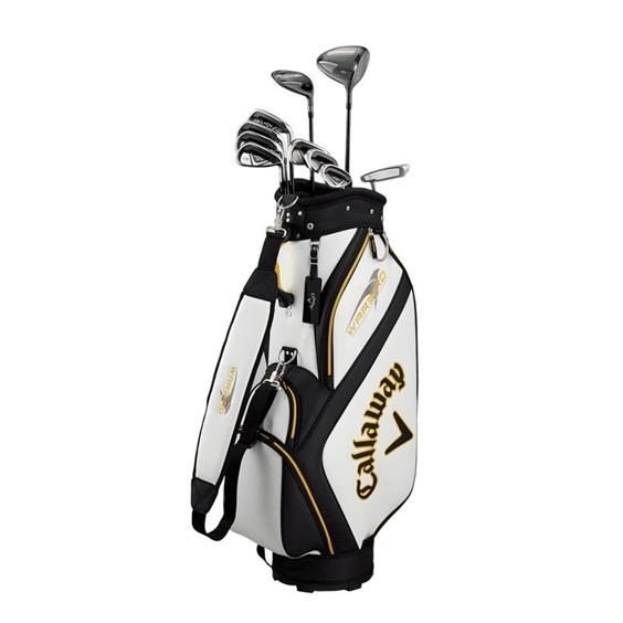 Callaway Warbird 21 herr golfset, grafit, cart bag, vit