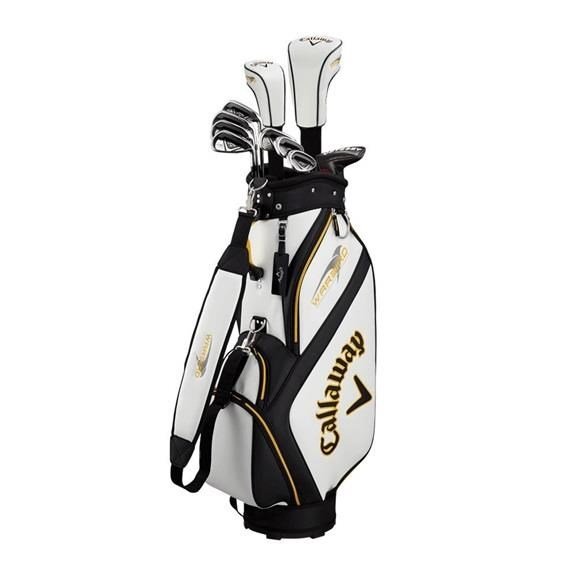 Callaway Warbird 21 herr golfset, grafit, cart bag, vit