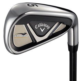 Callaway Warbird 21 herr golfset, stål, +cart bag, vit