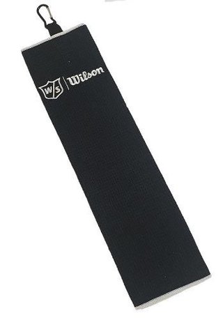 Wilson Staff Tri Fold handduk, svart