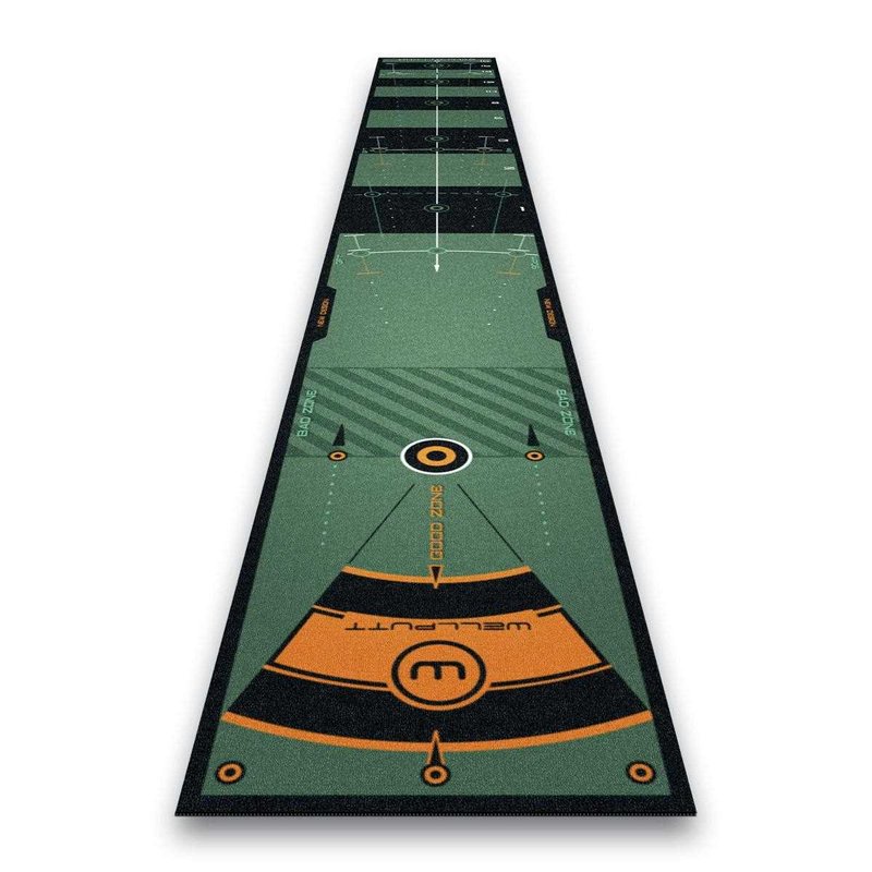 Wellputt Putting Mat - CLASSIC 13FT (4m), speed 10-11,5ft, grön