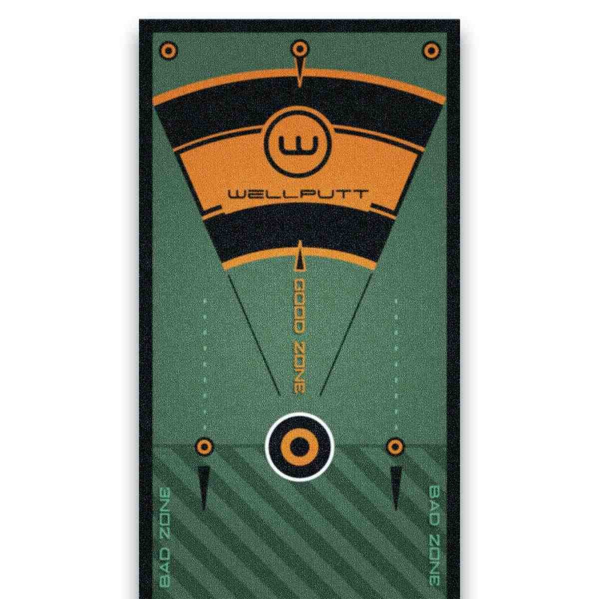 Wellputt Putting Mat - CLASSIC 13FT (4m), speed 10-11,5ft, grön