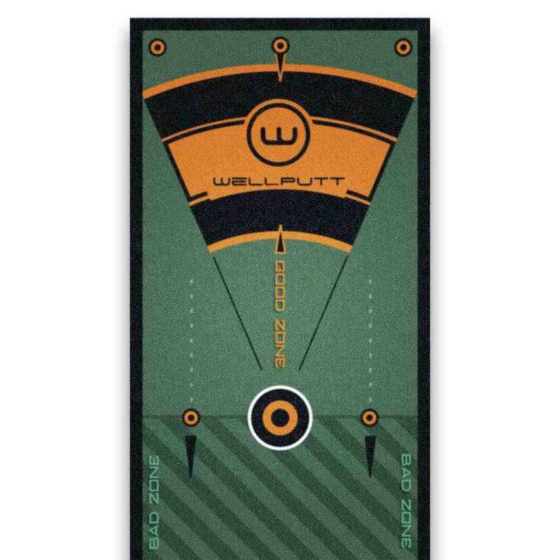 Wellputt Putting Mat - CLASSIC 13FT (4m), speed 10-11,5ft, grön