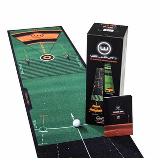 Wellputt Putting Mat - CLASSIC 13FT (4m), speed 10-11,5ft, grön