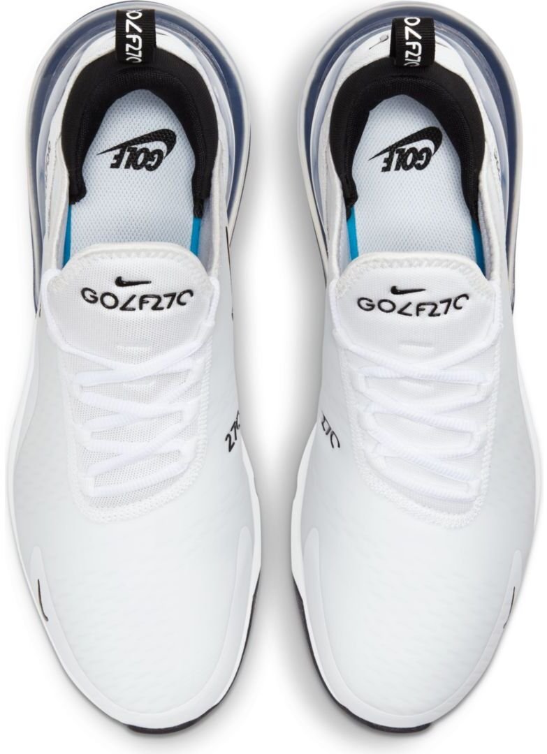 Nike Air Max 270G unisex golfskor, vit/svart/platinum