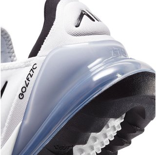 Nike Air Max 270G unisex golfskor, vit/svart/platinum
