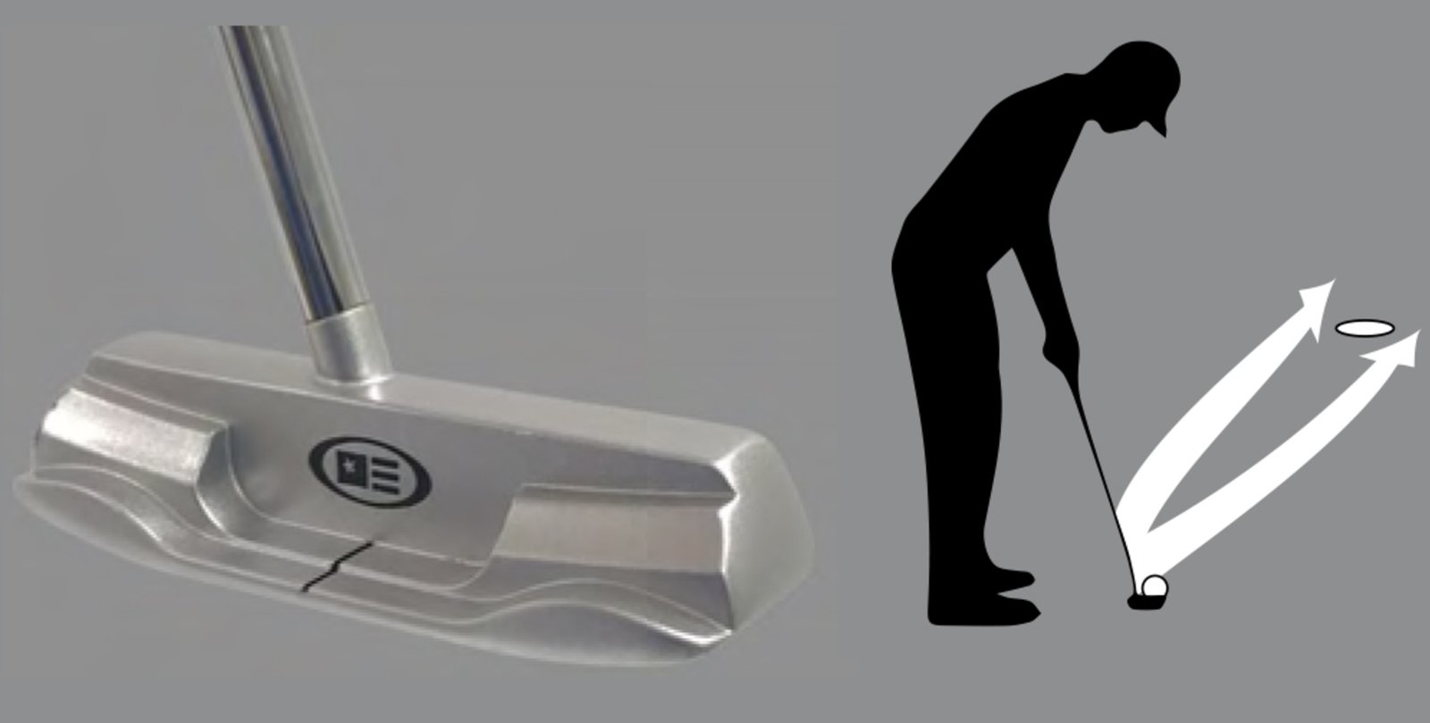 U.S. Kids Golf TS3-66 (167+cm) AIM 2 junior putter 33"