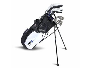 U.S. Kids Golf TS3-54 (137cm) v10 junior golfset, grafit, svart/vit/lila + stand bag