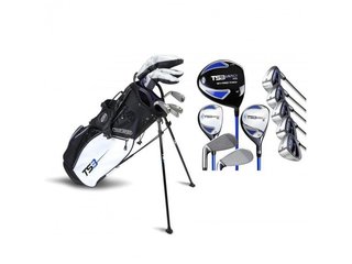 U.S. Kids Golf TS3-54 (137cm) v10 junior golfset, grafit, svart/vit/lila + stand bag