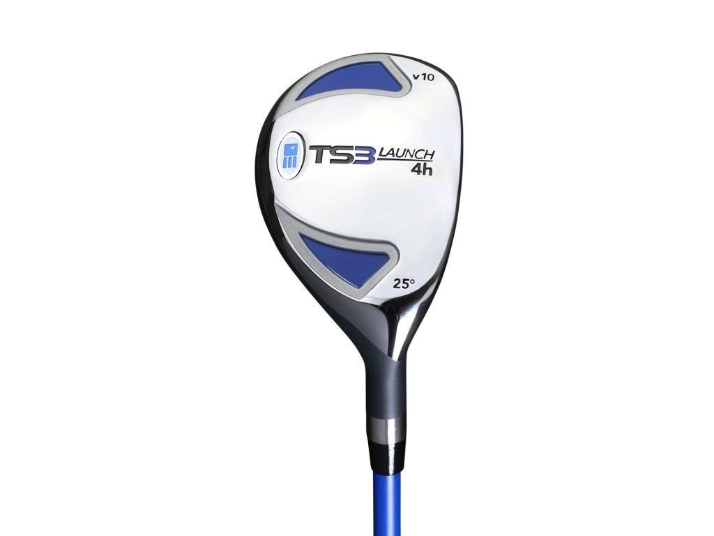 U.S. Kids Golf TS3-54 (137cm) v10 junior golfset, grafit, svart/vit/lila + stand bag