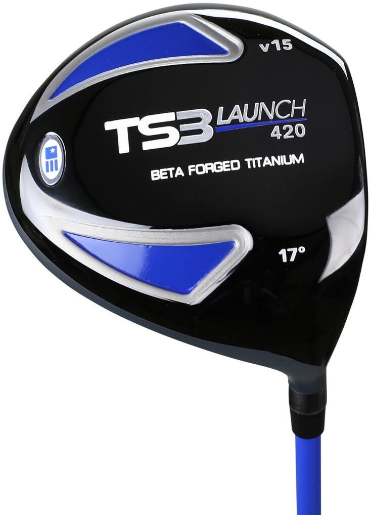 U.S. Kids Golf TS3-51 (130cm) V15 10-Club junior golfset, grafit + stand bag, royal/vit/orange