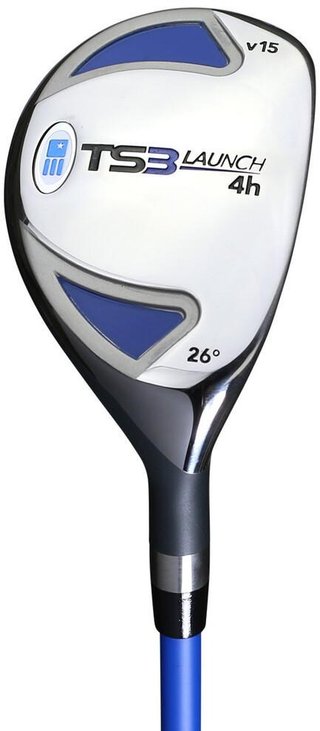 U.S. Kids Golf TS3-51 (130cm) V15 10-Club junior golfset, grafit + stand bag, royal/vit/orange